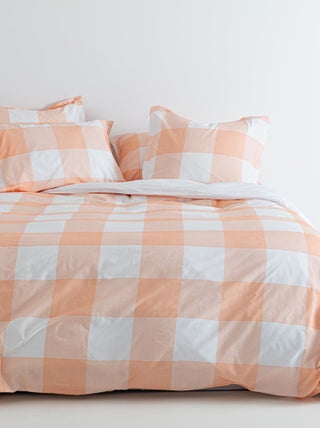 Housse de couette Gingham "Happyfriday"