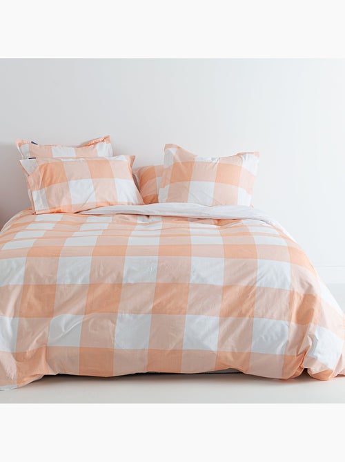 Housse de couette Gingham "Happyfriday" - Kiabi