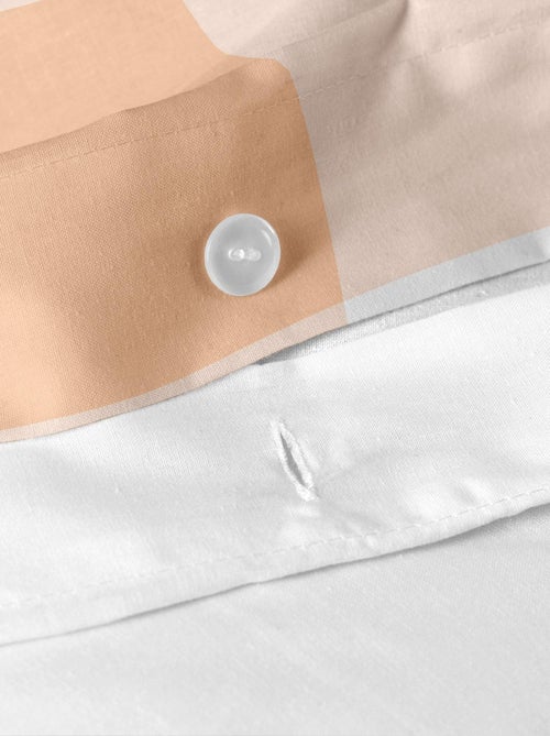 Housse de couette Gingham "Happyfriday" - Kiabi