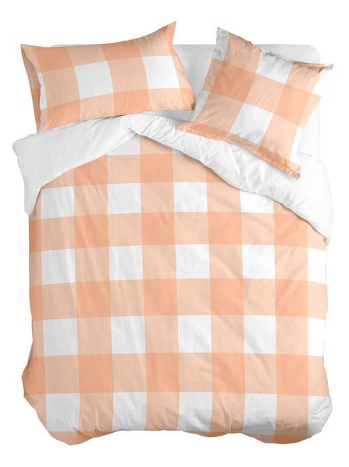 Housse de couette Gingham "Happyfriday" - Kiabi
