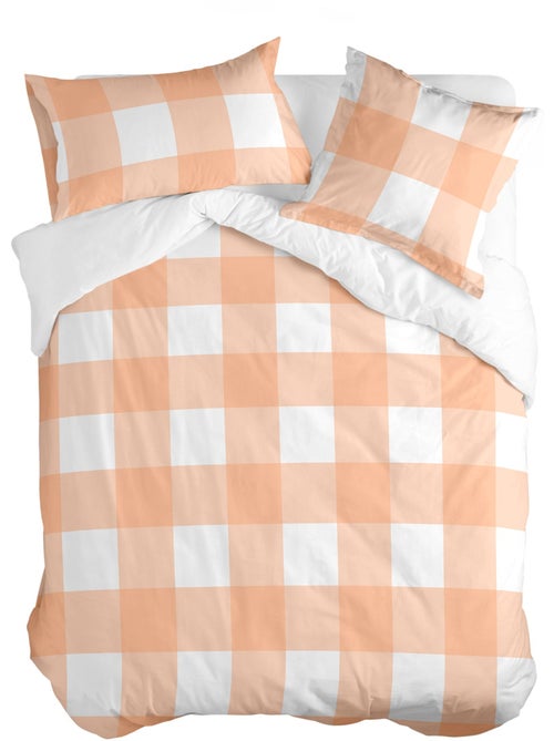 Housse de couette Gingham "Happyfriday" - Kiabi