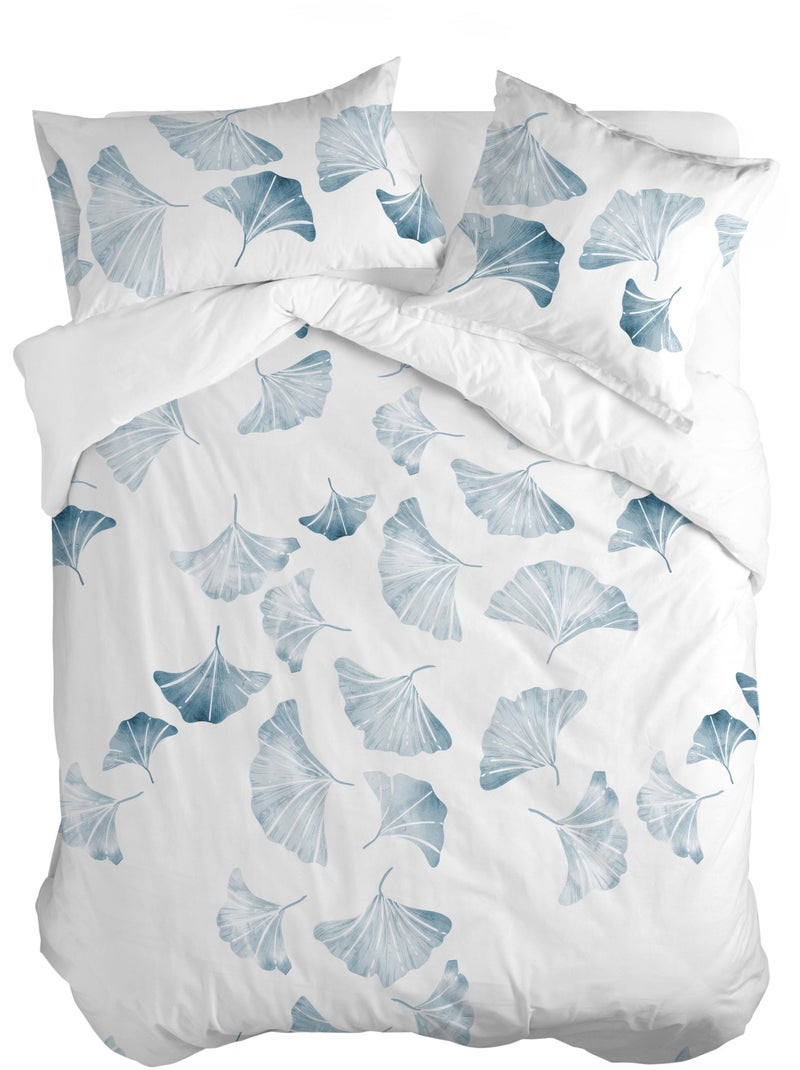 Housse de couette Ginkgo "Happyfriday" Blanc - Kiabi