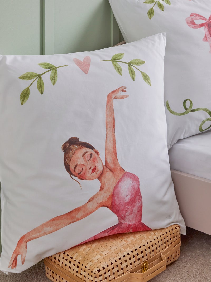 Housse de couette GISELLE Rose - Kiabi