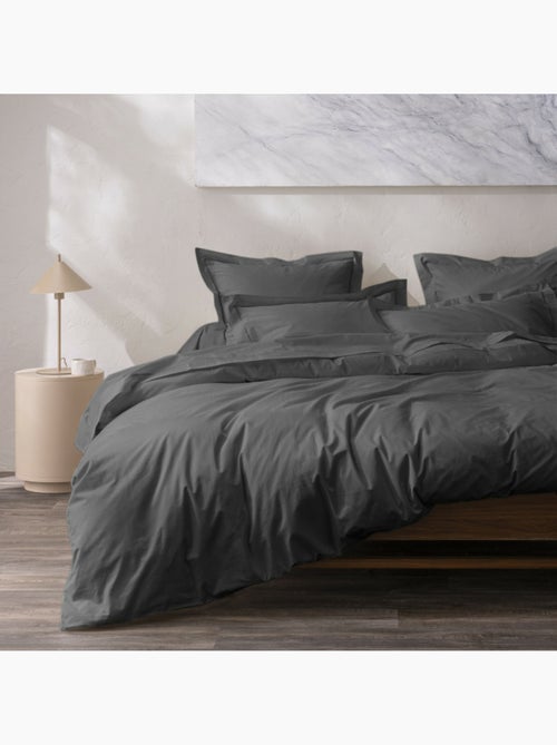 Housse de couette Grand Hôtel Signature — Percale de coton peigné 80 fils/cm² - Kiabi Housse de couette Grand Hôtel Signature — Percale de coton peigné 80 fils/cm² - Kiabi