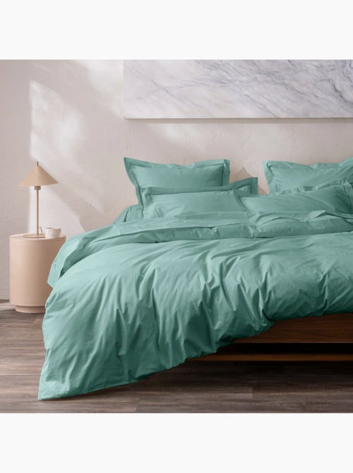 Housse de couette Grand Hôtel Signature — Percale de coton peigné 80 fils/cm² - Kiabi Housse de couette Grand Hôtel Signature — Percale de coton peigné 80 fils/cm² - Kiabi