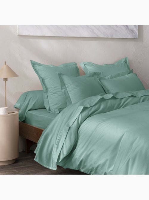 Housse de couette Grand Hôtel Signature — Percale de coton peigné 80 fils/cm² - Kiabi Housse de couette Grand Hôtel Signature — Percale de coton peigné 80 fils/cm² - Kiabi