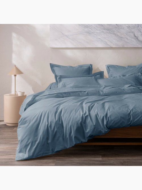 Housse de couette Grand Hôtel Signature — Percale de coton peigné 80 fils/cm² - Kiabi Housse de couette Grand Hôtel Signature — Percale de coton peigné 80 fils/cm² - Kiabi
