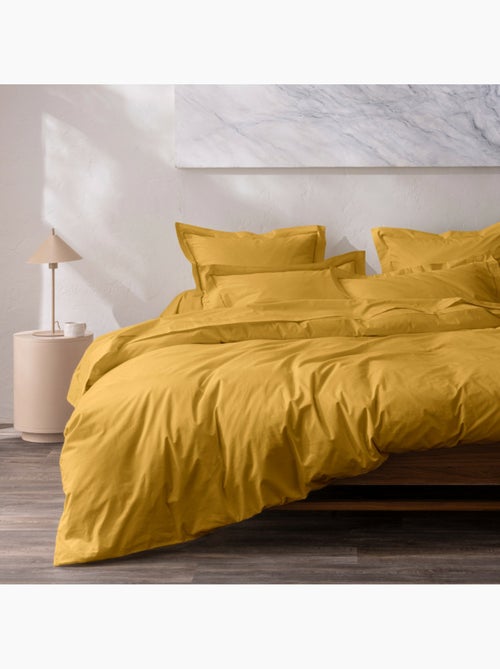 Housse de couette Grand Hôtel Signature — Percale de coton peigné 80 fils/cm² - Kiabi