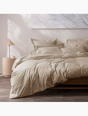 Housse de couette Grand Hôtel Signature — Percale de coton peigné 80 fils/cm²
