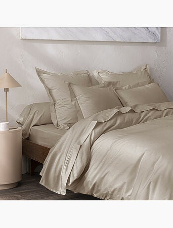 Housse de couette Grand Hôtel Signature — Percale de coton peigné 80 fils/cm²