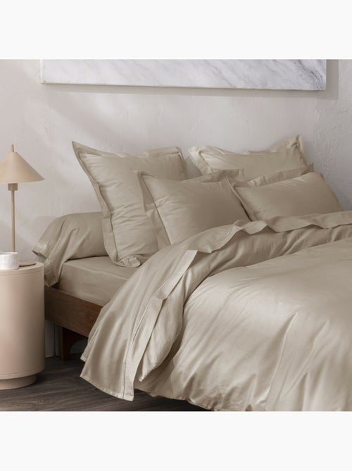 Housse de couette Grand Hôtel Signature — Percale de coton peigné 80 fils/cm² - Kiabi
