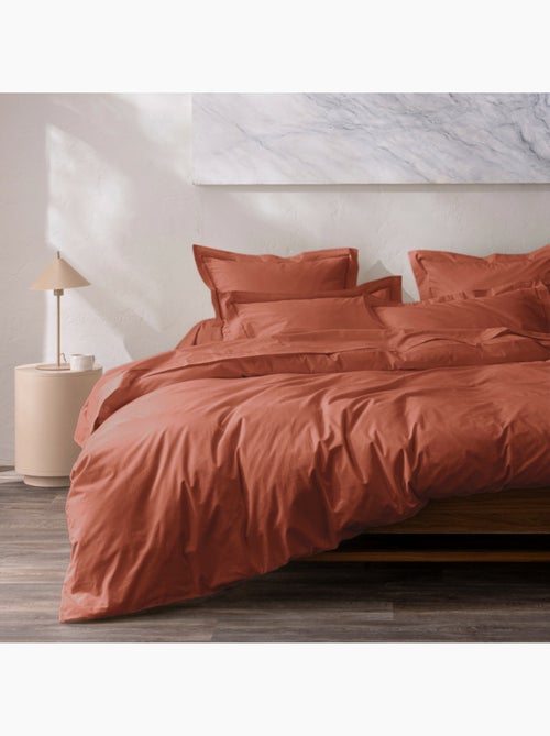 Housse de couette Grand Hôtel Signature — Percale de coton peigné 80 fils/cm² - Kiabi
