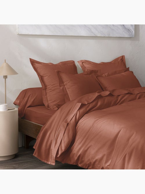 Housse de couette Grand Hôtel Signature — Percale de coton peigné 80 fils/cm² - Kiabi