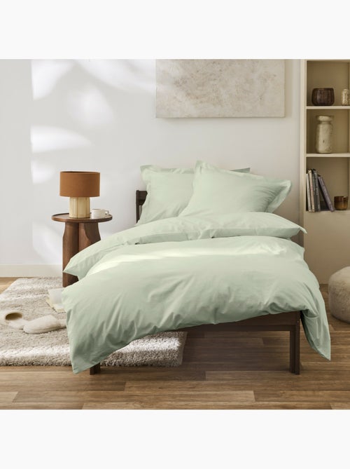 Housse de couette Grand Hôtel Signature — Percale de coton peigné 80 fils/cm² - Kiabi
