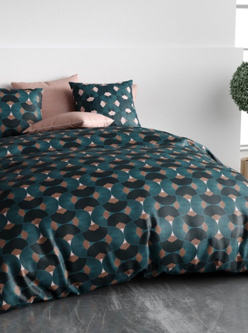 Housse de couette GREEK + 2 taies coton 57 fils - Kiabi Housse de couette GREEK + 2 taies coton 57 fils - Kiabi
