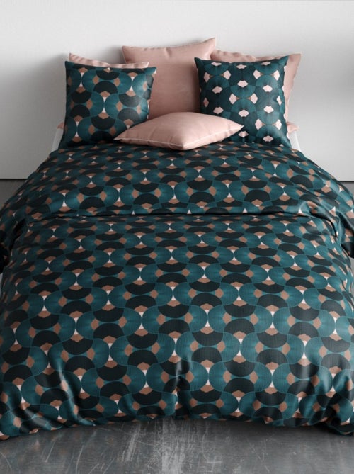 Housse de couette GREEK + 2 taies coton 57 fils - Kiabi Housse de couette GREEK + 2 taies coton 57 fils - Kiabi