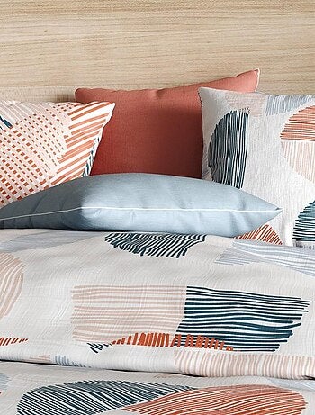 Housse de couette Halley + taie(s) coton 57 fils