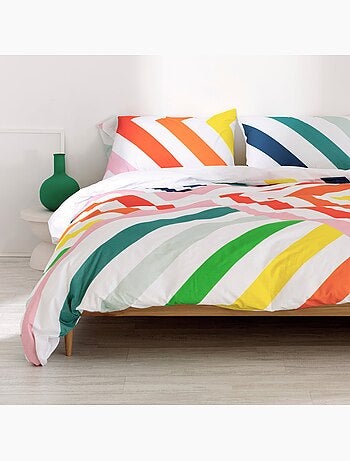 Housse de couette Happy stripes "Happyfriday