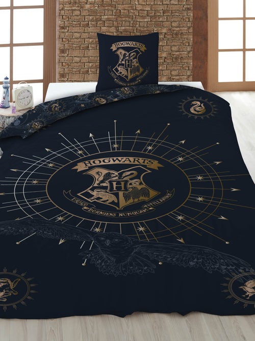 Housse de couette 'Harry potter' 140x200 cm avec oreillers - Kiabi