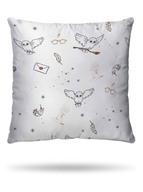 Housse de couette Harry Potter Hedwige 140x200 cm - 100% Coton - Rose - Kiabi