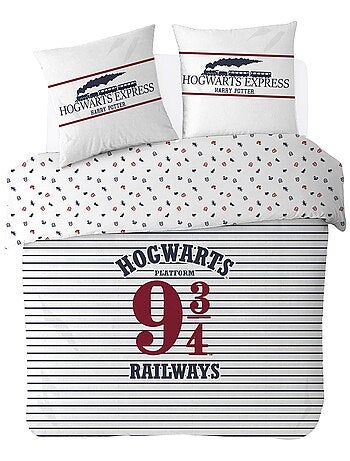 Housse de couette Harry Potter Hogwarts Express 220x240 cm - Coton