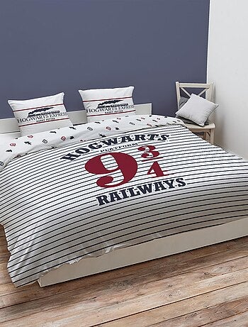 Housse de couette Harry Potter Hogwarts Express 220x240 cm - Coton