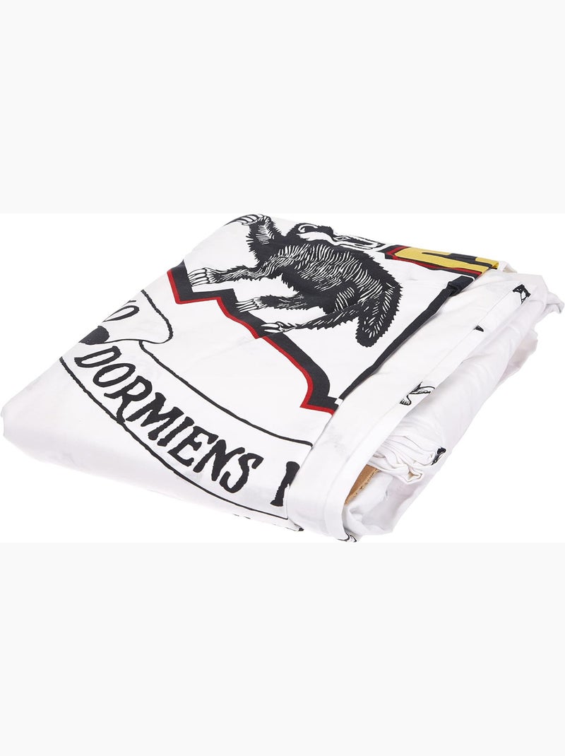 Housse de couette harry potter poudlard coton Blanc - Kiabi