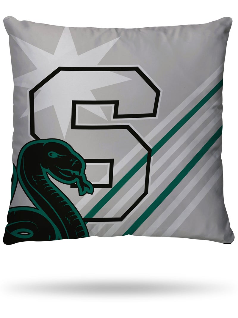 Housse de couette Harry Potter Serpentard 140x200 cm - 100% coton - Gris Gris - Kiabi