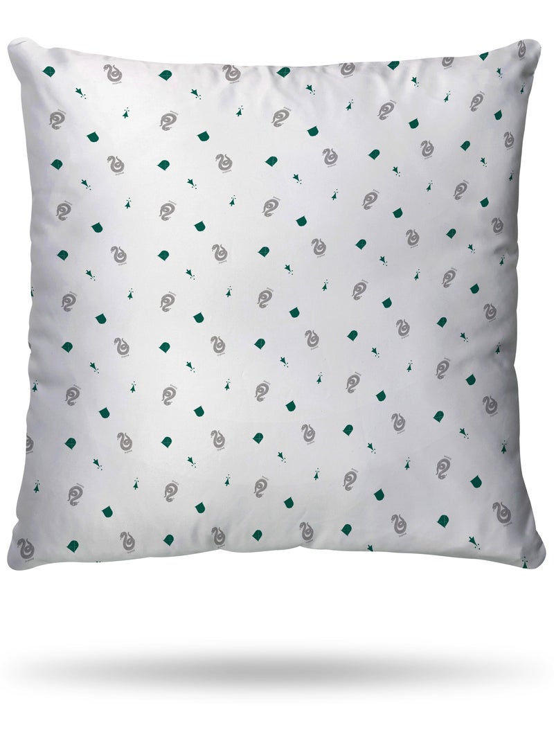 Housse de couette Harry Potter Serpentard 140x200 cm - 100% coton - Gris Gris - Kiabi