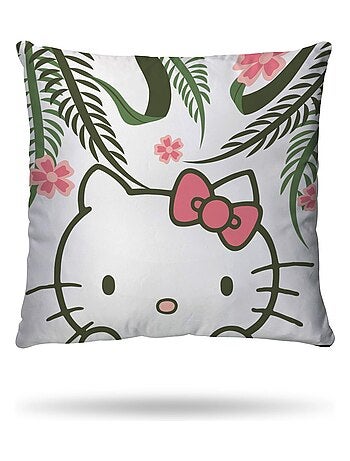 Housse de couette Hello Kitty 140x200 cm - 100% Coton - Blanc