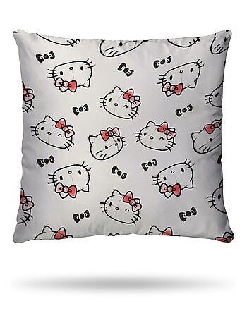 Housse de couette Hello Kitty nœuds 2 personnes - 100% Coton