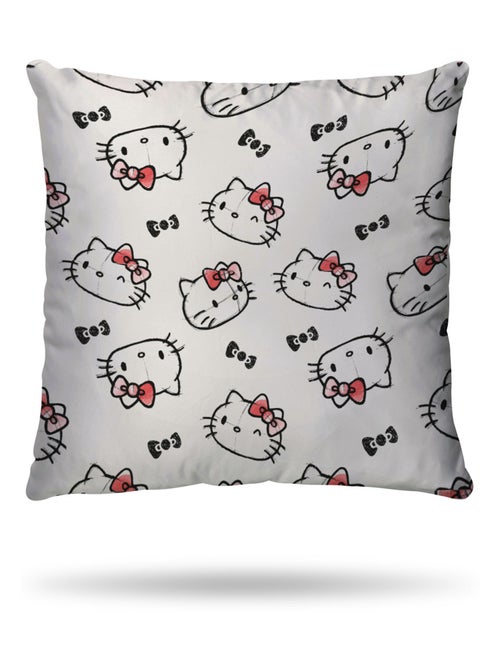 Housse de couette Hello Kitty nœuds 2 personnes - 100% Coton - Kiabi