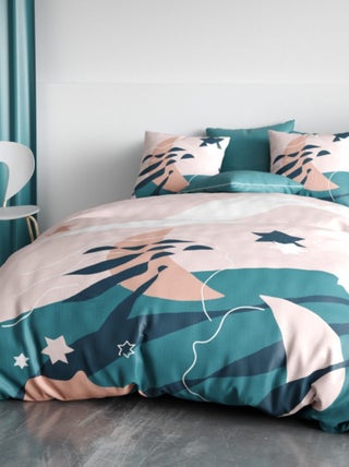 Housse de couette HEOL + 2 taies coton 57 fils