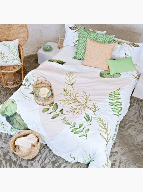 Housse de couette Herbal "Happyfriday" - Kiabi
