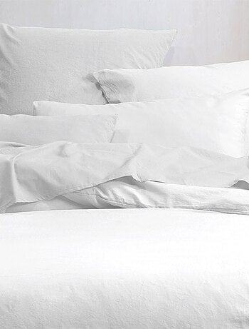 Housse de couette Horizon lin 100% coton bio 57 fils