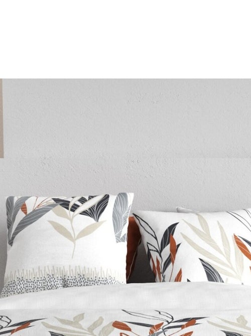 Housse de couette IMANTA + 2 taies coton 57 fils - Kiabi