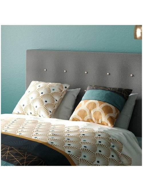 Housse de couette imprim?e + 2 taies en coton 57 fils - Kiabi