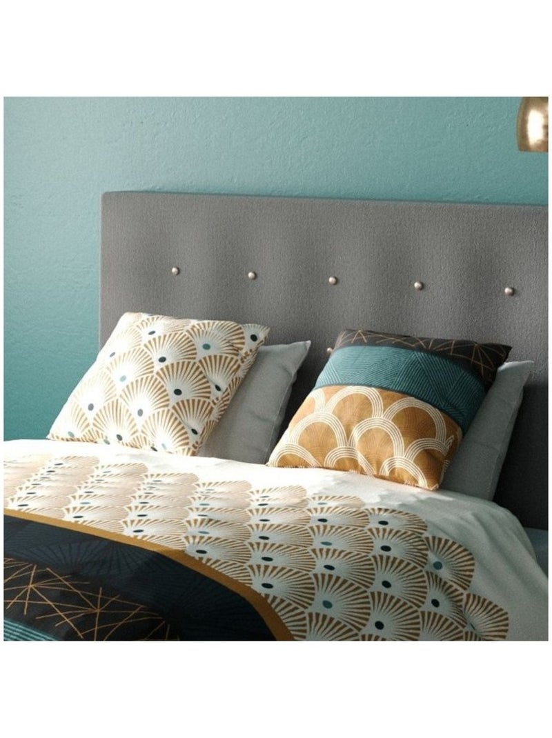 Housse de couette imprim?e + 2 taies en coton 57 fils Multicolore - Kiabi