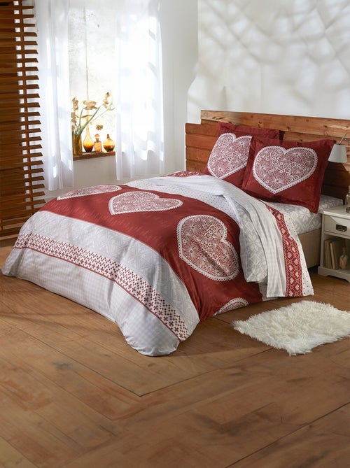 Housse de couette imprimé esprit chalet - Afibel - Kiabi