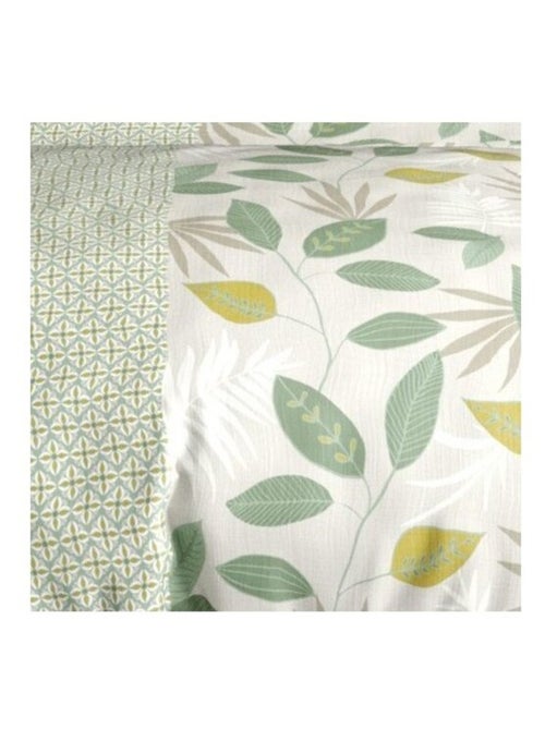 Housse de couette imprimée +  2 taies en coton 57 fils - Kiabi
