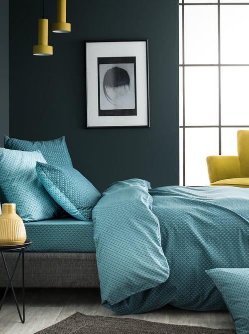 Housse de couette imprimée en viscose de bambou, CAMILLE - Kiabi