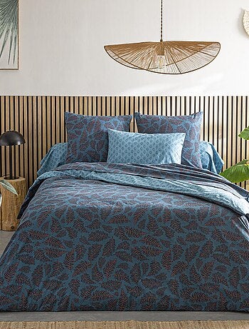 Housse de couette imprimée en viscose de bambou, IRIS