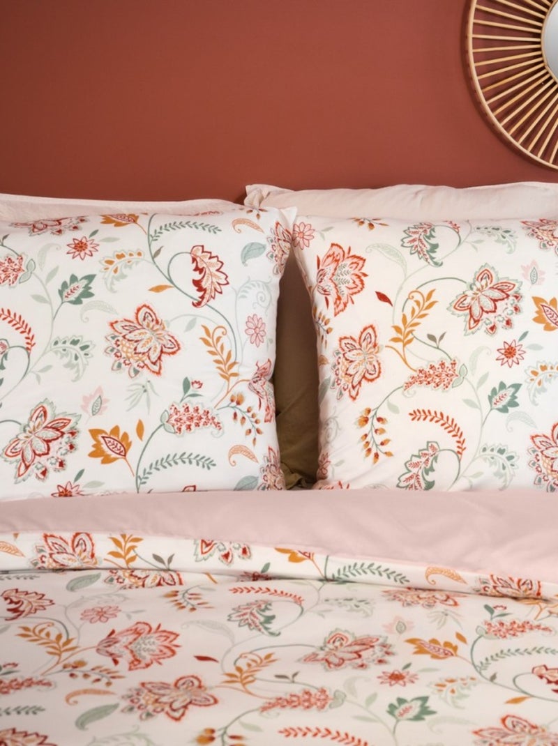 Housse de couette ISPANA + 2 taies microfibre Blanc - Kiabi