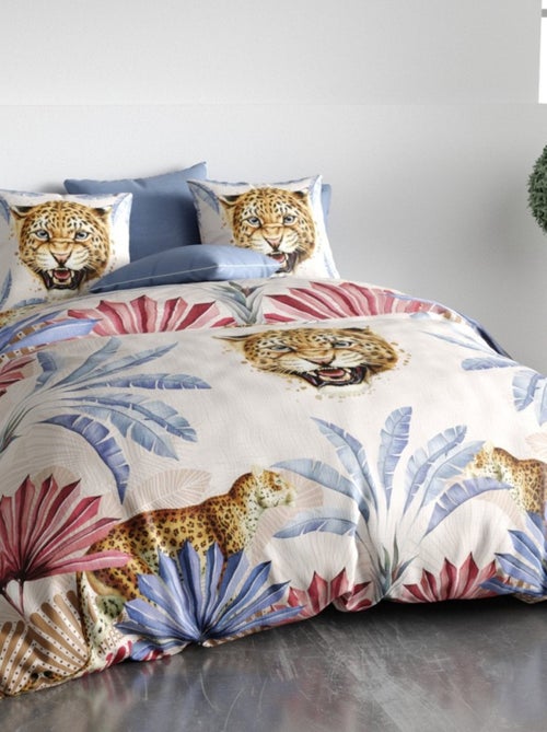 Housse de couette JAVA + 2 taies coton 57 fils - Kiabi
