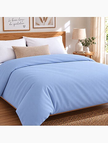 Housse de couette jersey extensible 100 % coton douceur