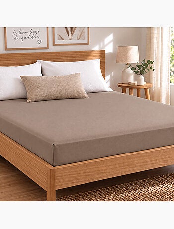 Housse de couette jersey extensible 100 % coton douceur