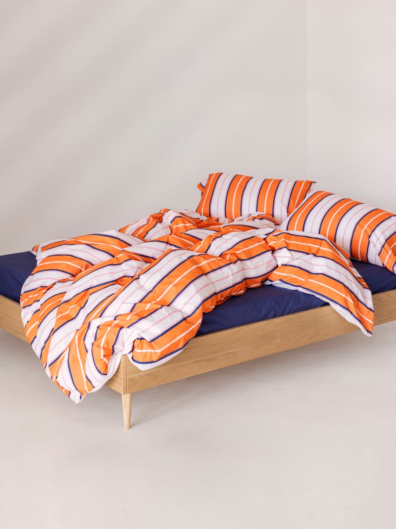 Housse de couette Joyful lines "Happyfriday" Multicolore - Kiabi