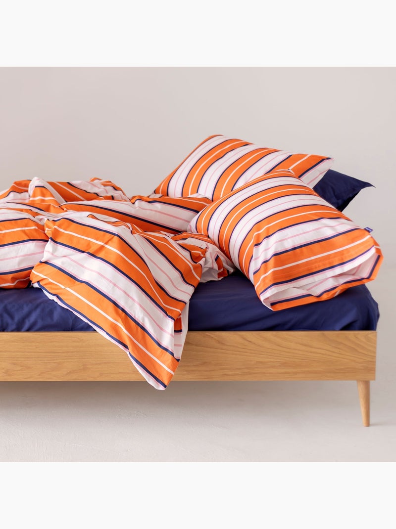 Housse de couette Joyful lines "Happyfriday" Multicolore - Kiabi