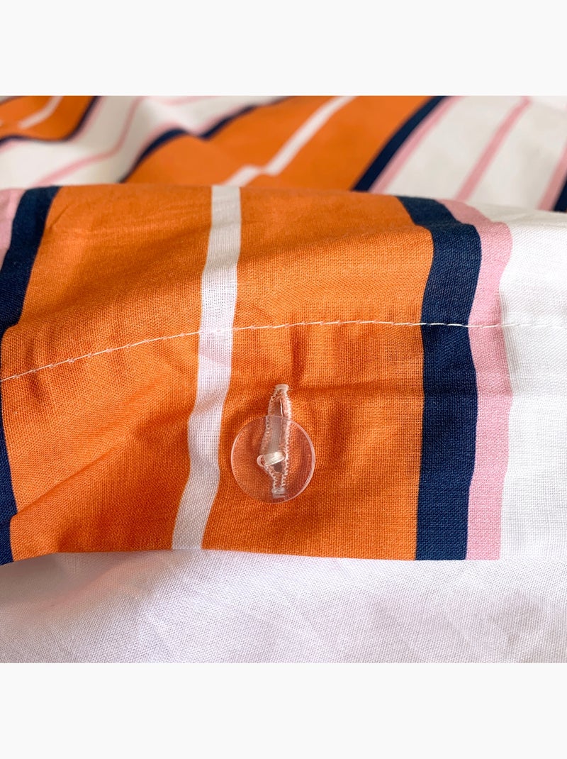 Housse de couette Joyful lines "Happyfriday" Multicolore - Kiabi