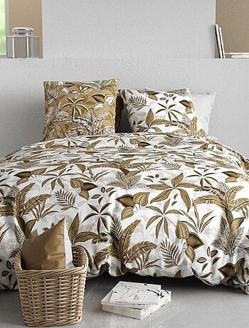 Housse de couette KAHONI + 2 taies coton 57 fils